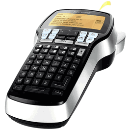 Dymo LM420P - Étiqueteuse électrique portable avec impression thermique directe, noir