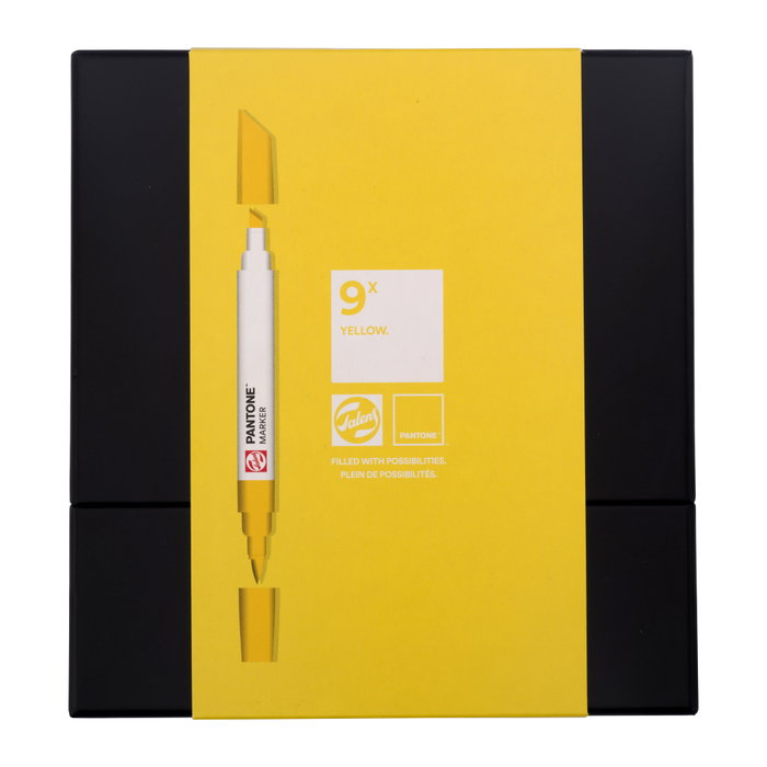 Talens | Pantone Set de markers 9x Jaune Talens | Pantone Set de markers 9x Jaune