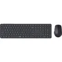Rapoo 9810M - Ensemble Clavier et Souris Sans Fil Multimode Bluetooth/USB 2.4 GHz - Taille Standard - Gris Foncé