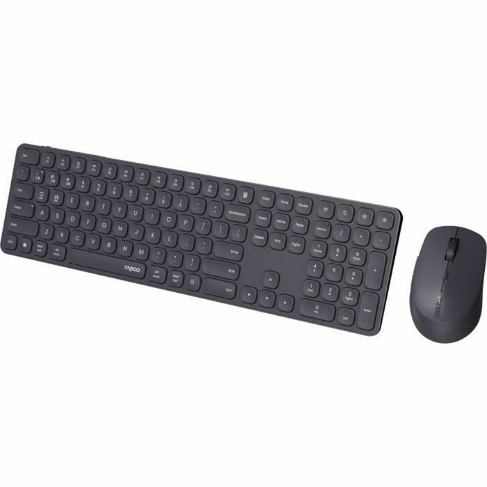 Rapoo 9810M Ensemble Clavier-Souris Sans-fil Multimode Gris Foncé