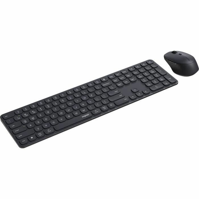 Rapoo 9810M Ensemble Clavier-Souris Sans-fil Multimode Gris Foncé