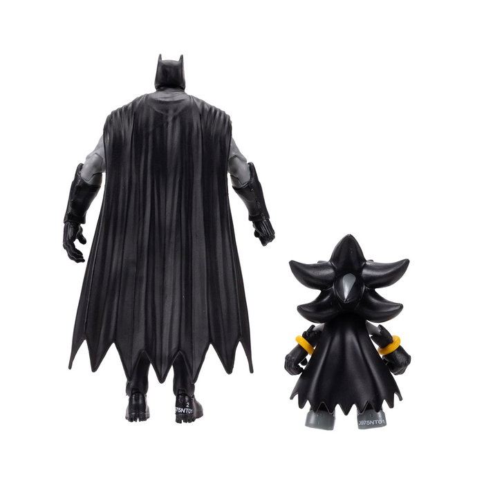 JAKKS PACIFIC Pack Figurines Shadow et Batman 5" et 2,5" DC x Sonic - Dès 3 ans