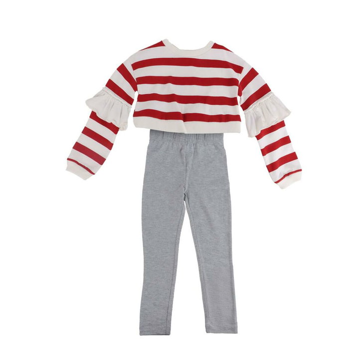 Cerdà Conjunto 2 Pièces Legging Cotton Brushed Minnie pour Fille 6 Ans - Couleur Gris