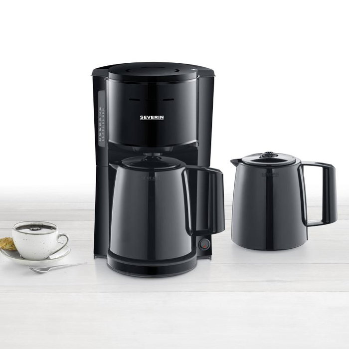 Severin KA9307 Cafetière Électrique en Noir (Machine à Café)