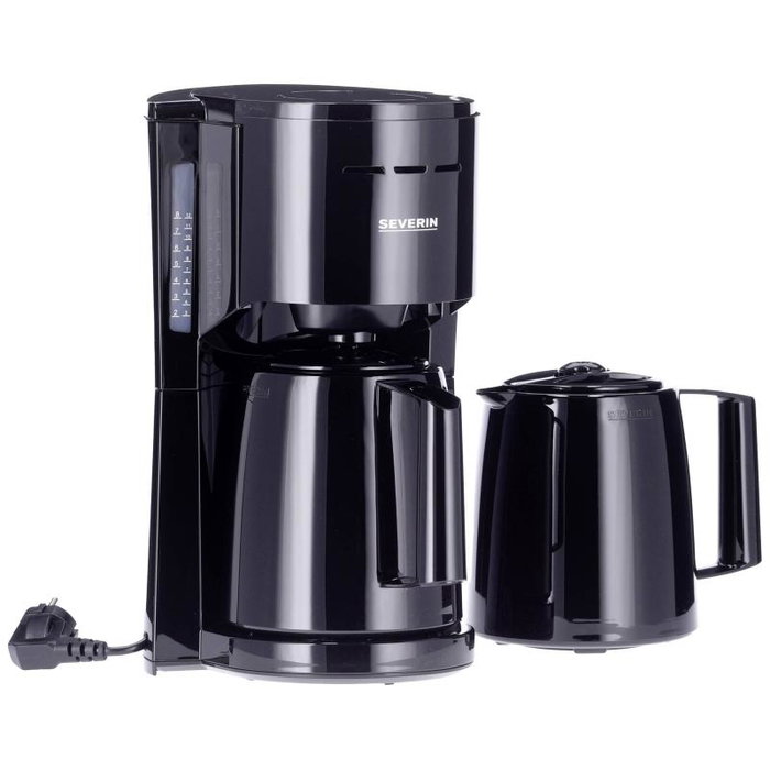 Severin KA9307 Cafetière Électrique en Noir (Machine à Café)