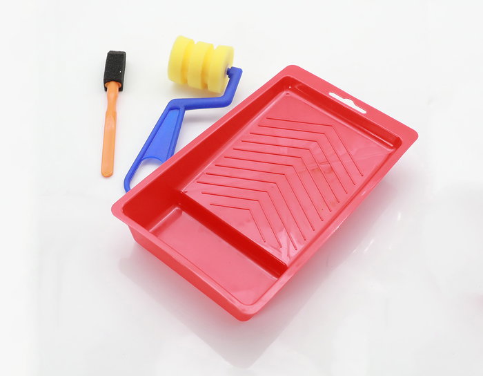Innspiro Kit de peinture pour enfants avec rouleaux, pinceaux et plateau Innspiro Kit de peinture pour enfants avec rouleaux, pinceaux et plateau