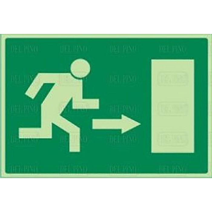 DUVER Signal Plastifié 297x210 Sortie Droite Lumineuse Pictogramme Sortie Droit DUVER Signal Plastifié 297x210 Sortie Droite Lumineuse Pictogramme Sortie Droit