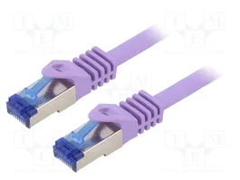 LOGILINK Câble Ethernet Cat 6a S/FTP RJ45 0,25m violet