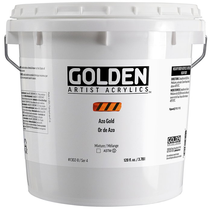 Golden Heavy Body Couleurs Acryliques Azo Or 3,78l Golden Heavy Body Couleurs Acryliques Azo Or 3,78l