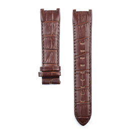 Bobroff Bracelet de montre en cuir marron 22mm