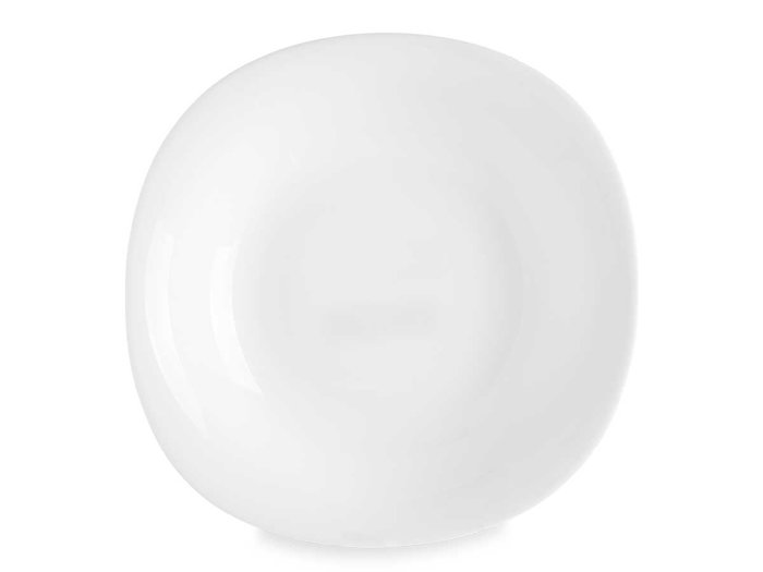 Vivalto Assiette Creuse Carrée Opal 23 cm Blanc Verre (Set de 24) Vivalto Assiette Creuse Carrée Opal 23 cm Blanc Verre (Set de 24)