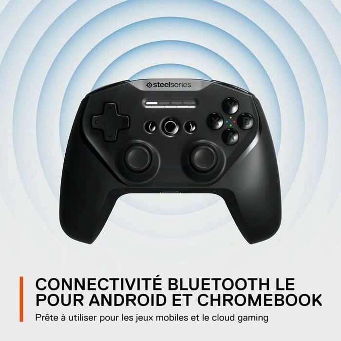 SteelSeries Stratus + Manette de jeu sans fil Noir