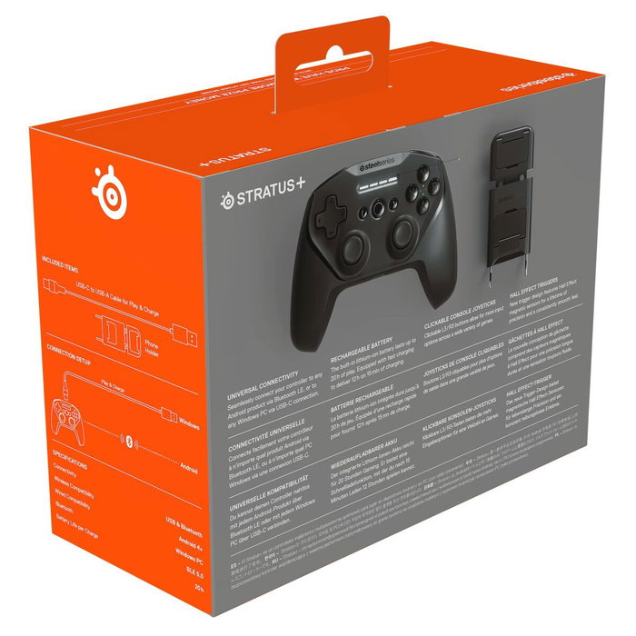 SteelSeries Stratus + Manette de jeu sans fil Noir