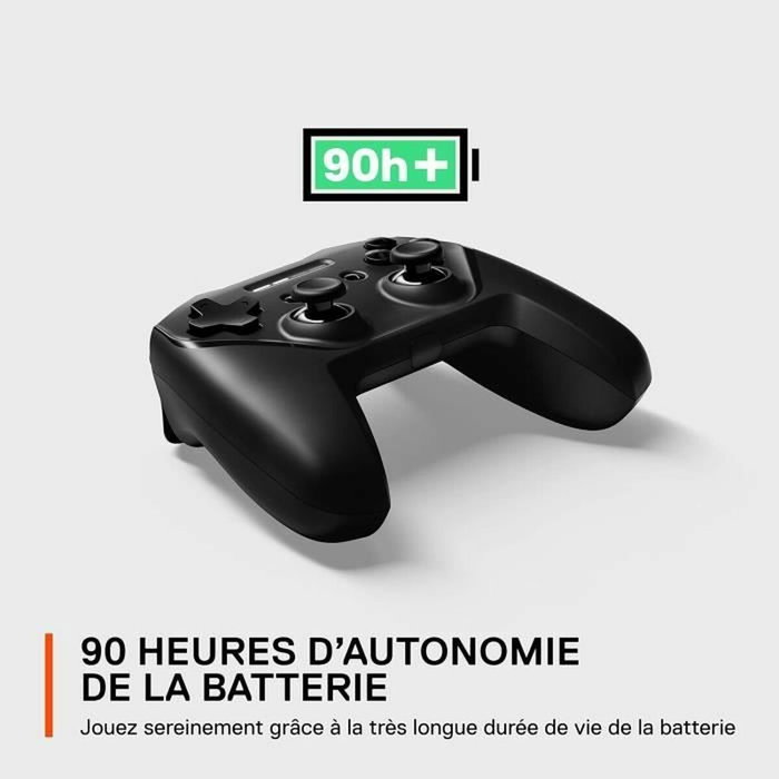 SteelSeries Stratus + Manette de jeu sans fil Noir