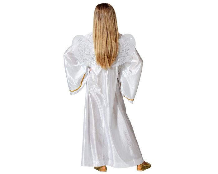 Atosa Déguisement Ange Blanc pour Fille et Garçon - Noël Atosa Déguisement Ange Blanc pour Fille et Garçon - Noël