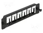 DELOCK Panneau de patch Keystone noir 6 ports