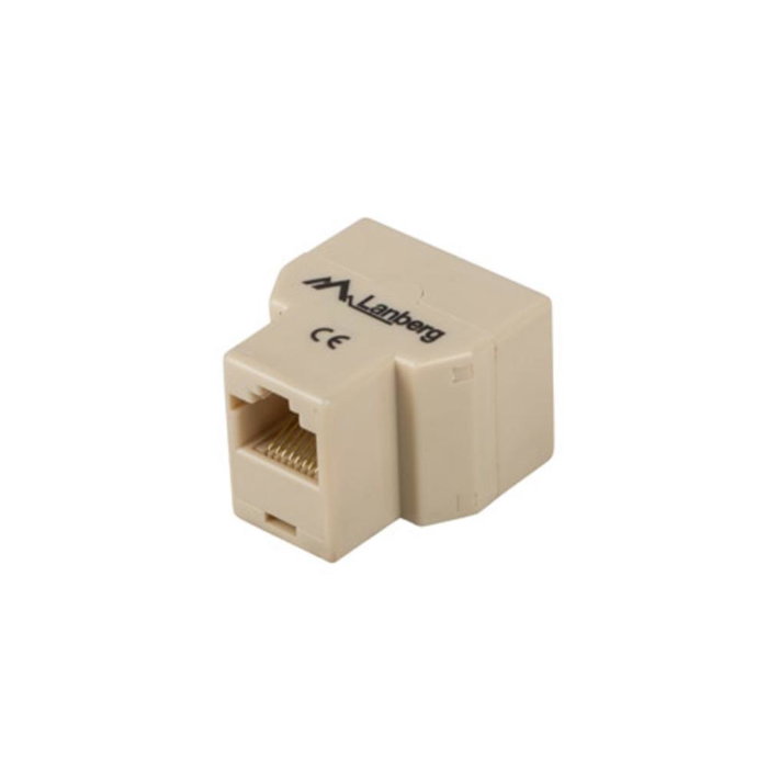 Lanberg Adaptateur RJ45 Splitter femelle 3 ports - Beige Lanberg Adaptateur RJ45 Splitter femelle 3 ports - Beige