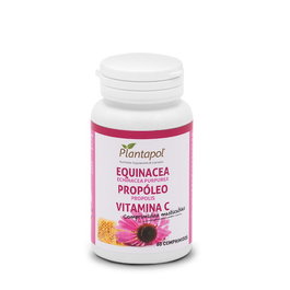 PLANTAPOL Échinacée + Propolis + Vitamine C 60 comprimés masticables