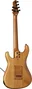 EKO Guitare Électrique Fire 601 Lignum Natural - Corps en Alisier, Manche en Érable Torréfié, 2 Humbuckers, Tremolo EKO Steel HRC57