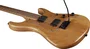 EKO Guitare Électrique Fire 601 Lignum Natural - Corps en Alisier, Manche en Érable Torréfié, 2 Humbuckers, Tremolo EKO Steel HRC57
