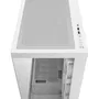 Deepcool CG580 4F - Boitier PC moyen tour blanc E-ATX avec 4 ventilateurs ARGB 120mm, panneaux verre trempé et ports USB Type-C