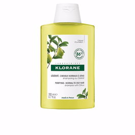 Klorane Shampoing Léger au Citron pour Cheveux Normaux à Gras 200 ml