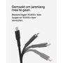 Belkin Câble USB-C vers USB-C tressé 0,15 m Noir