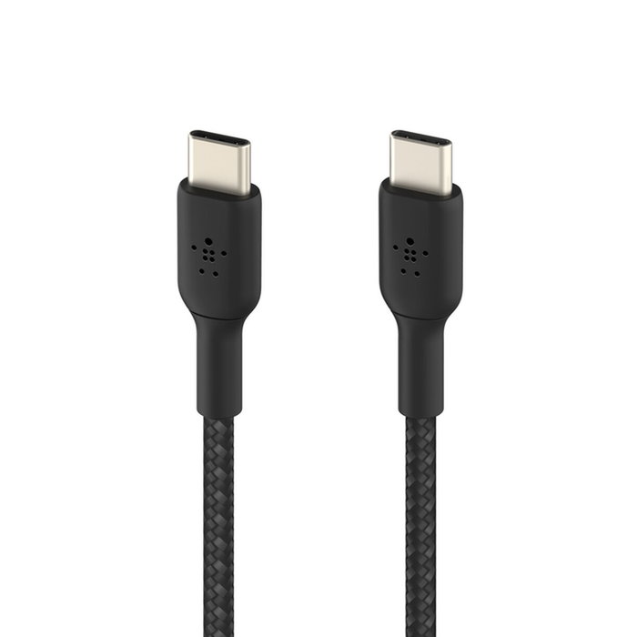 Belkin Câble USB-C vers USB-C tressé 0,15 m Noir