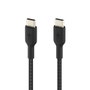 Belkin Câble USB-C vers USB-C tressé 0,15 m Noir