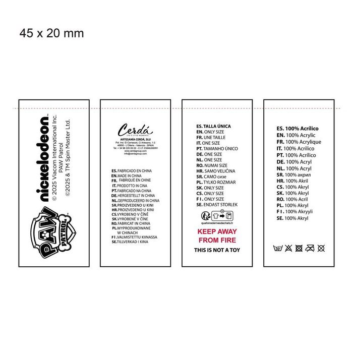 Ensemble de Vêtements The Paw Patrol Bleu