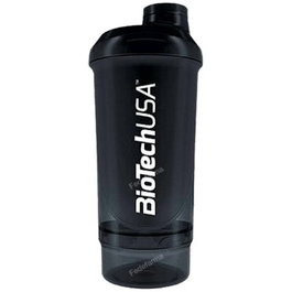 BIOTECHUSA WAVE+ COMPACT SHAKER 500ML (+150ML) PANTHER BLACK