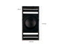 Innspiro Lot de 3 Boucles Doubles en Plastique Noir 25 mm
