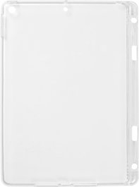 eSTUFF Coque arrière anti-choc MEMPHIS pour iPad 10,2 2020/2019 avec emplacement pour stylet - Transparente