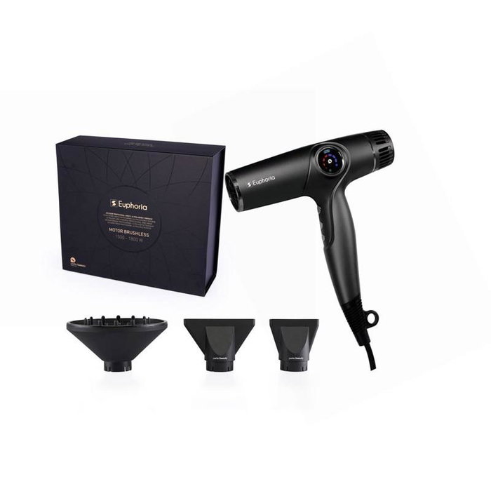 Perfect Beauty Sèche-cheveux Brushless Euphoria - Séchoir professionnel sans balais haute performance pour un séchage rapide et soyeux Perfect Beauty Sèche-cheveux Brushless Euphoria - Séchoir professionnel sans balais haute performance pour un séchage rapide et soyeux