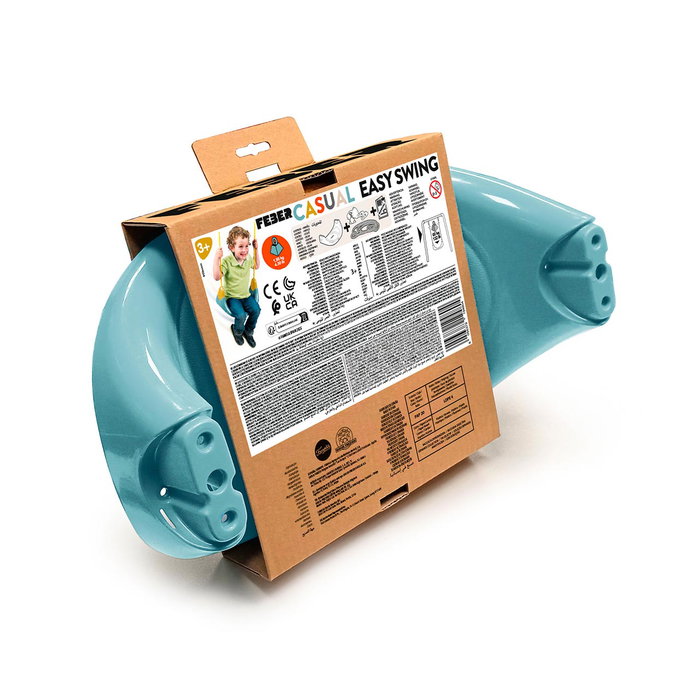 Feber Casual Easy Swing Feb11000 - Balançoire portable pour enfants, résistante aux UV et aux températures, supporte 60 kg, à partir de 3 ans Feber Casual Easy Swing Feb11000 - Balançoire portable pour enfants, résistante aux UV et aux températures, supporte 60 kg, à partir de 3 ans