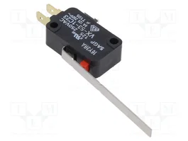 Aratas Microcommutateur SNAP ACTION VX avec levier, SPDT, 5A/125VAC