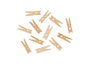 Innspiro Mini pinces en bois naturel 25x3mm, 45 unités