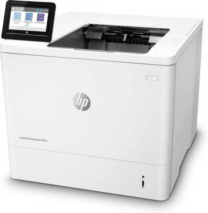 HP LaserJet Enterprise M612dn - Imprimante Laser Professionnelle Noir et Blanc 75 ppm, WiFi, Impression Recto Verso Automatique, Sécurité Dynamique HP JetIntelligence, Format A4
