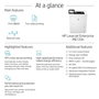 HP LaserJet Enterprise M612dn - Imprimante Laser Professionnelle Noir et Blanc 75 ppm, WiFi, Impression Recto Verso Automatique, Sécurité Dynamique HP JetIntelligence, Format A4