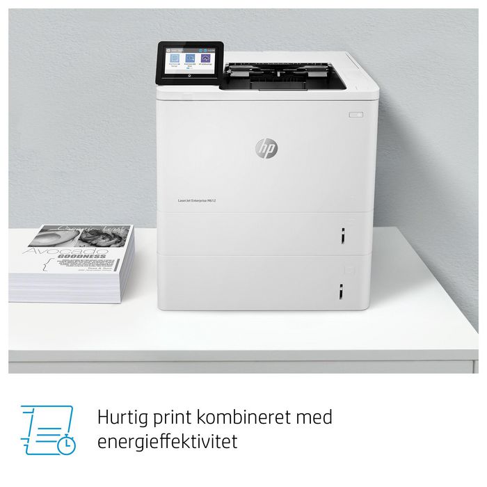 HP LaserJet Enterprise M612dn - Imprimante Laser Professionnelle Noir et Blanc 75 ppm, WiFi, Impression Recto Verso Automatique, Sécurité Dynamique HP JetIntelligence, Format A4
