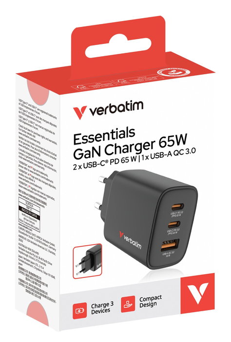 Verbatim Essentials 65W 32352 Noir Verbatim Essentials 65W 32352 Noir