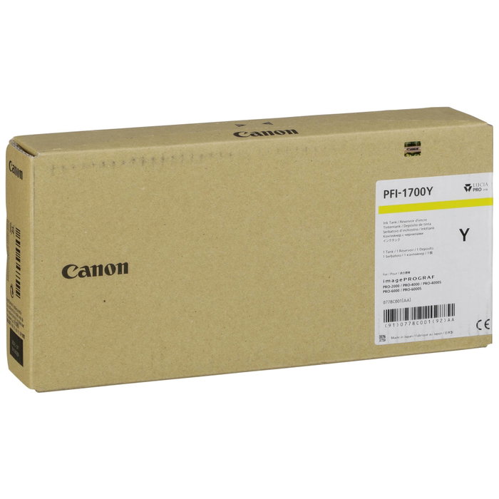 Canon PFI-1700Y Jaune 700 ml