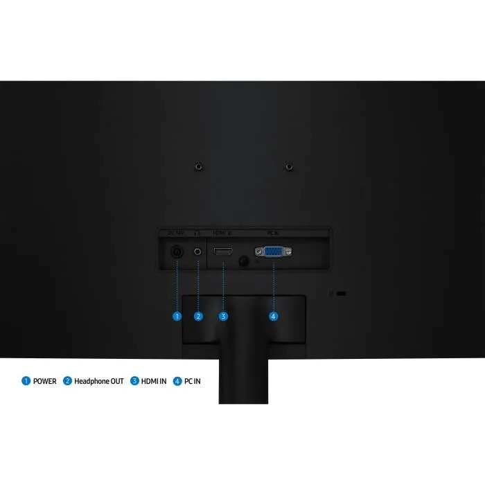 Samsung Monitor Essential S3 S39GD 32 pouces incurvé Full HD Noir