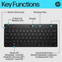 HP 355 Compact Multi Swiss Clavier sans fil Noir