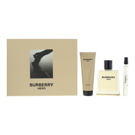 Burberry - Coffret Parfum Hero pour Homme - Eau de Toilette 100 ml + Eau de Toilette 10 ml + Gel Douche 75 ml