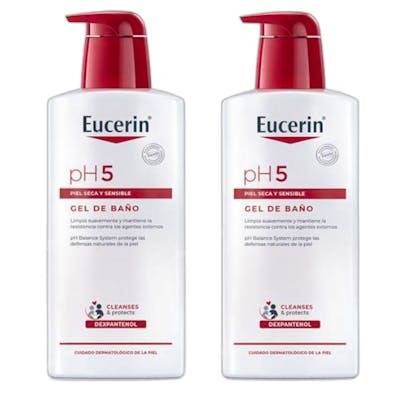 Eucerin - Gel de Bain pH5 Doux, Format Duo de 400 ml Eucerin - Gel de Bain pH5 Doux, Format Duo de 400 ml