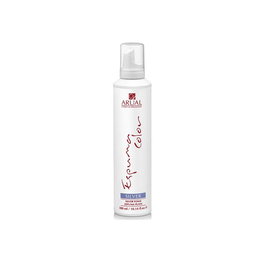 Arual Espuma Color Plata 300 mL - Mousse coiffante argentée anti-frisottis pour cheveux blancs ou décolorés