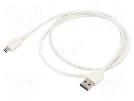 DELOCK Câble USB 2.0 USB A double face vers Mini USB B 1m