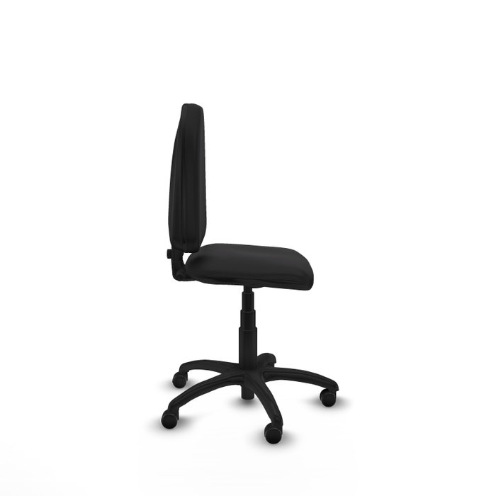 PIQUERAS Y CRESPO Chaise de bureau Aýna en simili cuir noir