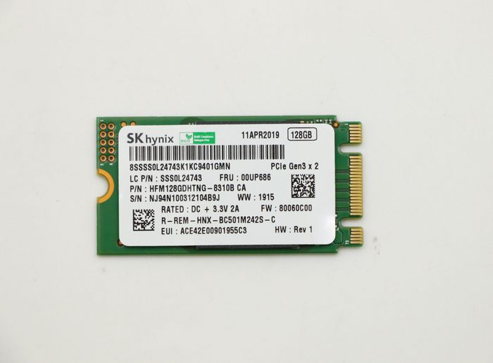 Lenovo SSD M.2 PCIe NVMe 128 Go pour serveurs ThinkSystem et ordinateurs portables ThinkPad, conforme RoHS Lenovo SSD M.2 PCIe NVMe 128 Go pour serveurs ThinkSystem et ordinateurs portables ThinkPad, conforme RoHS